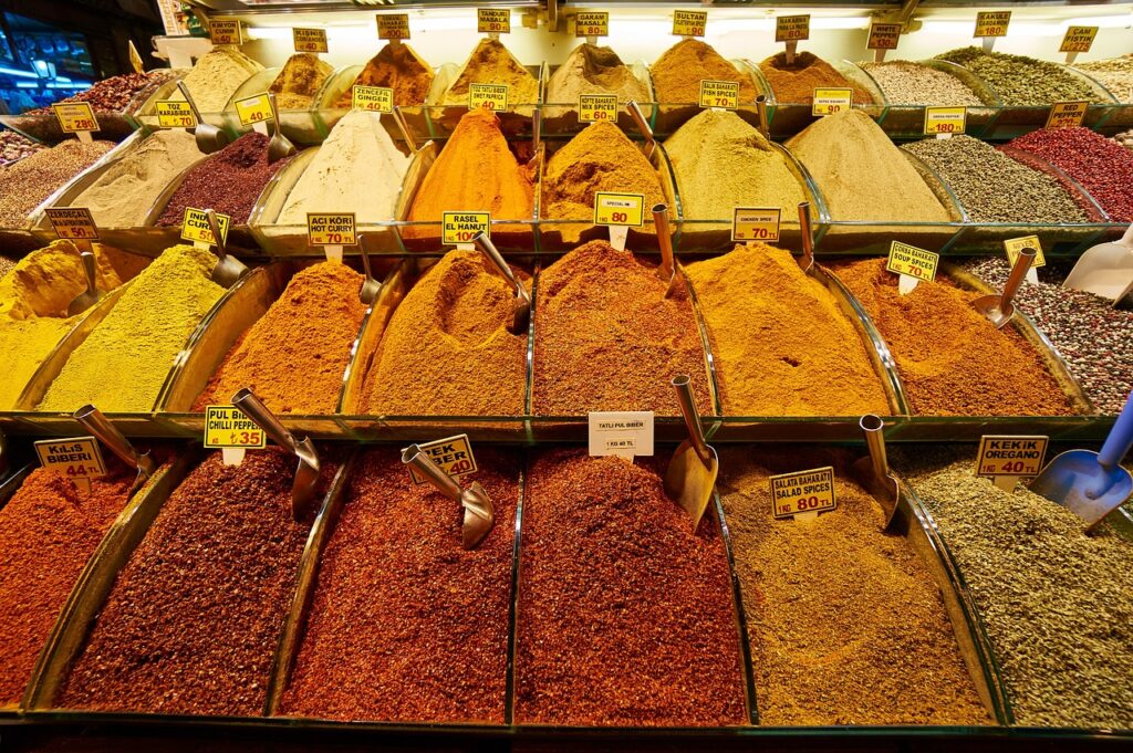 spice, egyptian bazaar, market